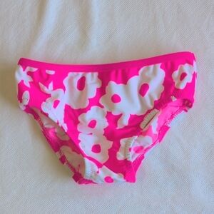 oshkosh b'gosh hot pink white floral bikini swim bottom 2T toddler girls